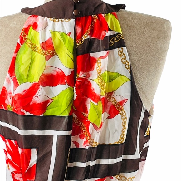 NWT New York & Company Printed Dress - Picture 7 of 8